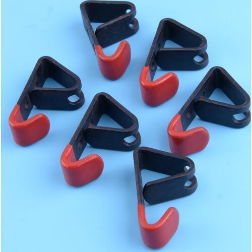 6pcs Tire Wheel Rim Hub Hanging Metal Hook Metal Holder Shop Display Stand Rack Wall Mounted Racing Hook 13-22