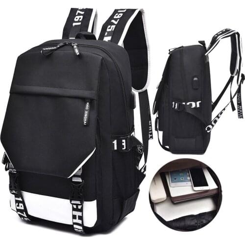 High Quality Men Usb Charge Laptop Backpack Anti Theft Travel Backbag Male Rucksack School Bags For Teenage Boys Mochila 2021