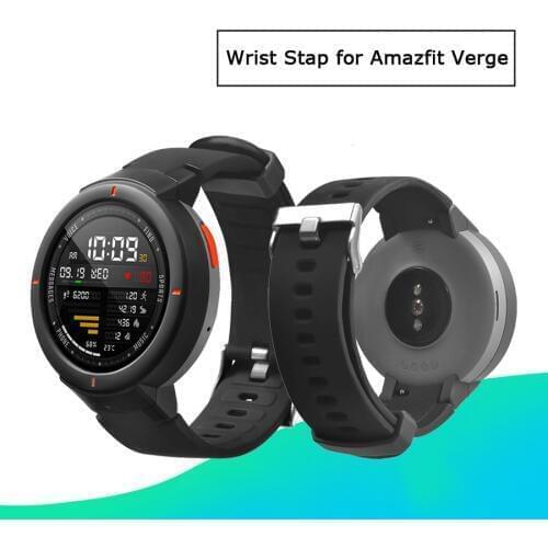 For Huami Amazfit Verge Strap Soft Silicone Watch Band for Xiaomi Huami Amazfit 3 Verge Bracelet Bands Replacement Accessories