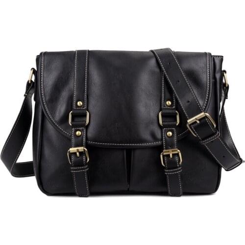 Newhotstacy Bag 03282021 Mens PU leather bag single shoulder bag messenger bag cross body bag