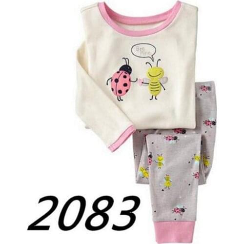 New Spring Autumn Children Cartoon Pajamas Set Kids Pijama Infantil Boys Nightwear Cotton Girls Long Sleeve Sleepwear Suit