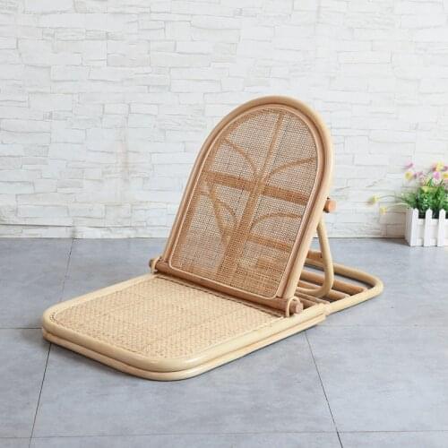 Beach lounge chair foldable Handmade portable rattan beach chair