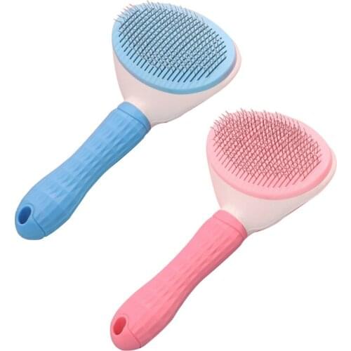 Stainless Steel Pet Comb Pet Floating Hair Removal Deshedding Tool Pet Hair Brush Cat/Dog Massage Comb for remove Hair
