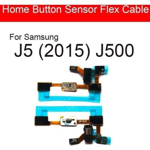 Home Return Button Flex Cable For Samsung Galaxy J5 (2015) J500 Audio Jack Port Flex Ribbon Replacement Repair Parts