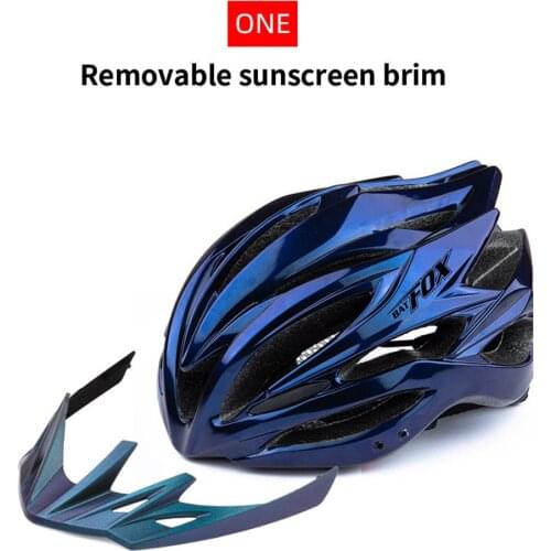 Sunscreen Riding Helmet With Light J-691 Shock-proof Anti-fall Bike Helmet Riding Ultra Light Helmets Unisex Safety Riding