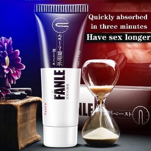 Sex Delay Spray Ejaculation Anti Premature Excitement Long Lasting Prolong Strong Male 15G Erection Cream Sex Products for Man