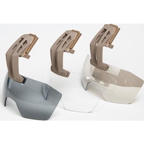 TB-FMA FMA Antifog 3mm Lens Visor Shroud Mount Fixed Arm Wind Goggles for Caiman Helmet TB1361