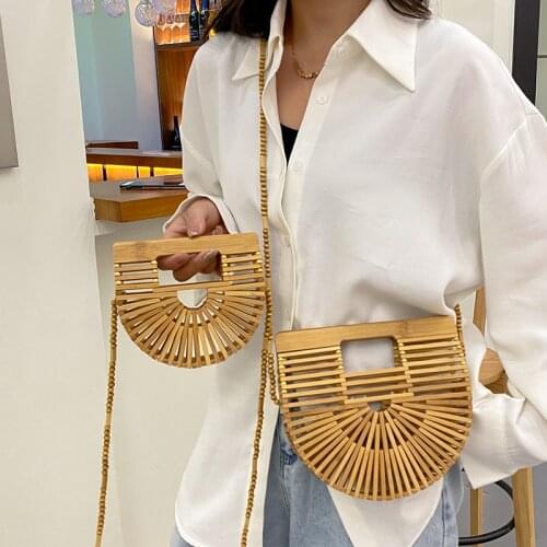 High Quality Women Bamboo Handbags Luxury Designer Ladies Small Crossbody Bags for Women Fashion Female Shoulder Messenger Bag