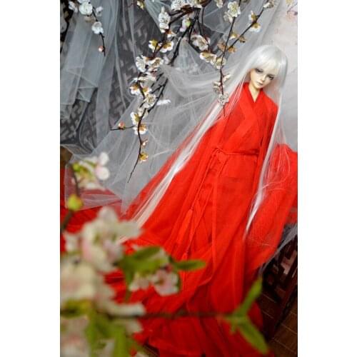 1/3 BJD Clothes Chinese Ancient Costume Hanfu Samurai Outfit Set for BJD/SD SD13 SSDF ID75 Strong Uncle Doll Accessories C1051