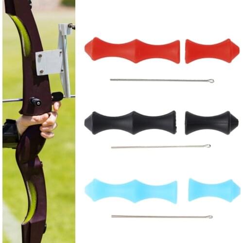 1 Set Archery Finger Guard Arrow Bowstring Accessories Hunting Protector Silicone