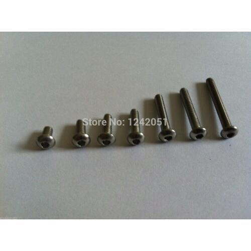 10pcs Metric Thread M10x16mm Stainless Steel Button Head Hex Socket Cap Screws Bolts