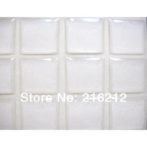5000 pcs/lot clear square epoxy sticker 1 inch 3D crystal Bottle caps tetragonum sticker