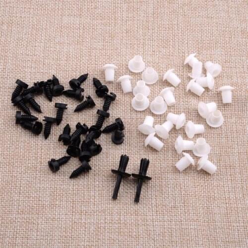 52Pcs/Set Car Door Card Trim Clips Nylon Fit for Land Rover Defender Replacement