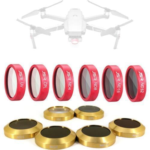 6in1 UV CPL ND4 ND8 ND16 ND32 Polarizing Neutral Density ND Filters Set Filter Kit for DJI Mavic 2 Mavic2 Zoom Gimbal Lens