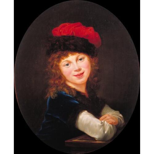 Free shipping classical court figure noble children girl portrait oil painting canvas printings on canvas art decoration picture