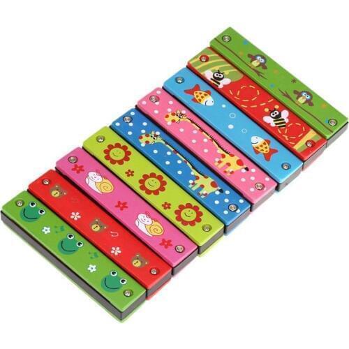 Hot 16 Holes Tremolo Harmonica Key of C Mouth Metal Organ for Beginners Children Musical Instrument Educational Toy Gift 2020