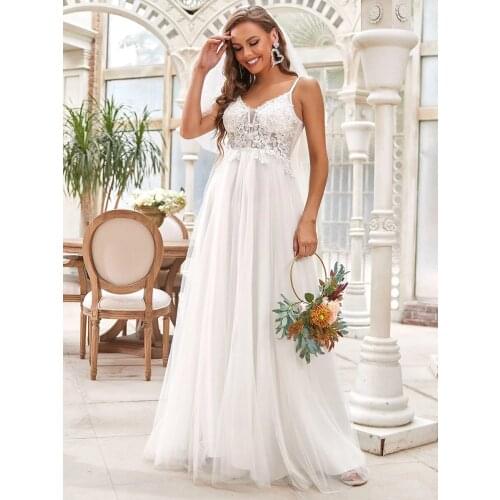 Hi Shy Bridal Sleeveless Wedding Dresses