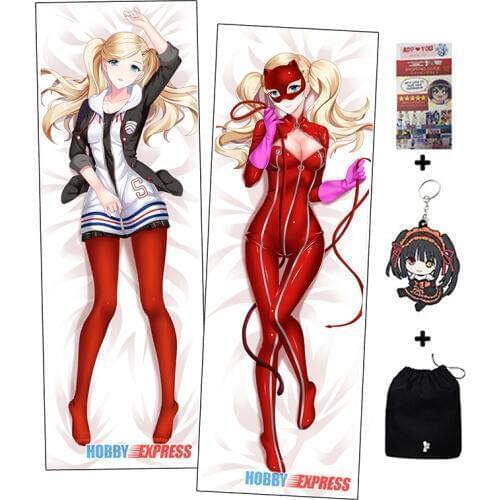 Hobby Express Ann Tamaki Persona 5 Dakimakura Japanese Otaku Waifu Hugging Body Pillow Cover ADP20109