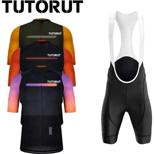 Summer Racing Cycling Jersey Set For Men Short Sleeve Breathable Quick Dry Wear MTB Bike Clothing Set with Pockets