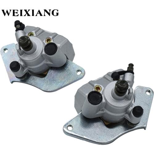 Front Brake Caliper Set For Honda Rancher 420 TRX420 2007-2015 Foreman 500 TRX500 2012 2013 2014 2015 Motorcycle Disc Brake Bump