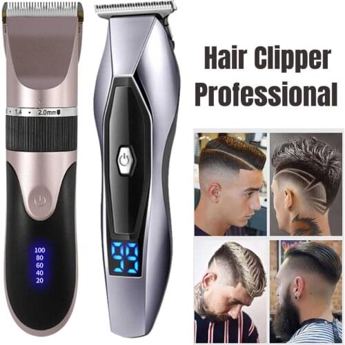 Hair Trimmer Electric Hair Clipper Professional USB Shaver Beard Barber Men Lose Noise Hair Cutting Machine For Men
