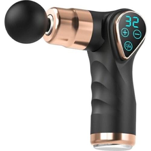 32 Speed Adjustable Muscle Massager 4 Massage Heads With Ultra Quiet Massage Device For Fatigue Recovery