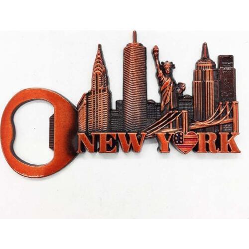 BABELEMI Metal USA New York Statue of Liberty World Trade Center Fridge Magnet tourist souvenir tourist gifts ideas home decor