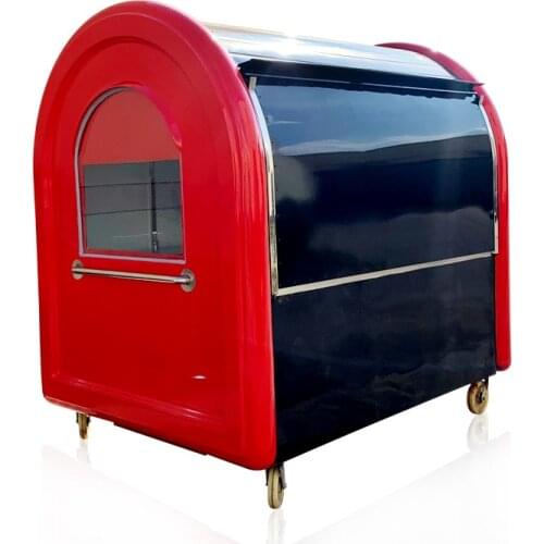 2019 new design hotdog food kiosk 270cm long food trailer multifunctional mobile food cart