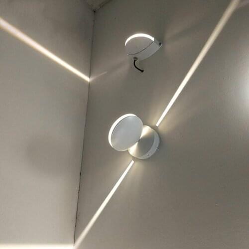 Outdoor Waterproof 8w led wall lamp, surface mounted led wall sconce liner light Aisle Bedroom Decorative Lighting 85-265V