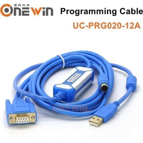 Compatible HMI And TP Text Display Programming Cable IFD6601 UC-PRG020-12A AH DVP Series PLC DOP-B Series