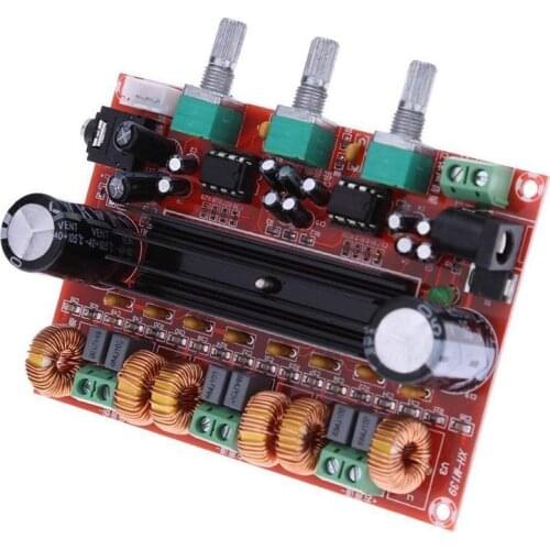 TPA3116D2 2x50W+100W Amplifier board 2.1 Channel Digital Subwoofer Power Amplifier Board DC12V-24V