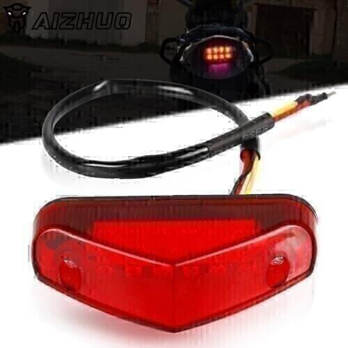 Universal Rear Fender LED Brake Tail Light Lamp Motocross Dirt Bike FOR YAMAHA YZ YZF WR WRF TTR 125 250 400 450 YZ250F WR450F