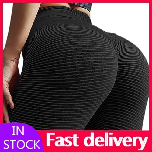 #VO Leggings Women Solid Exercise To Lift Buttocks High Waist Tight Yoga Pants Trousers leggings sport women fitness Clothing