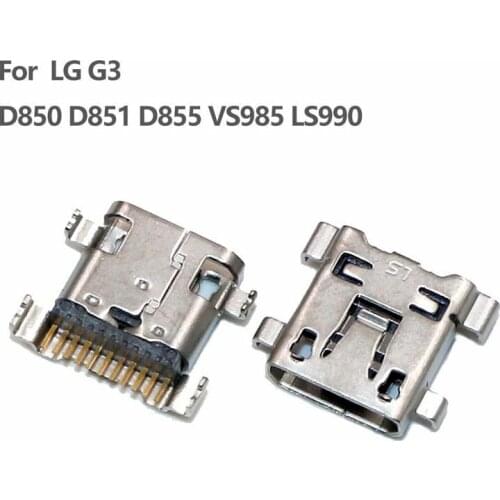 High Quality Charger Port Micro USB Charging Connector Dock Flex Cable Repair For LG G3 D850 D851 D855 VS985 LS990 New