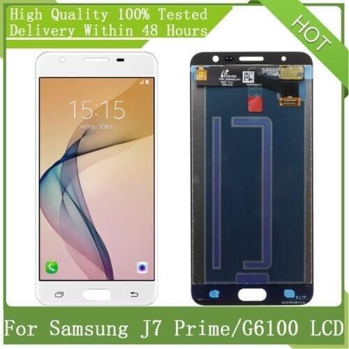 5.5"New AMOLED For Samsung Galaxy J7 Prime G610 G610F G610M G6100 LCD Display Touch Screen Digitizer Assembly Parts+Service Pack