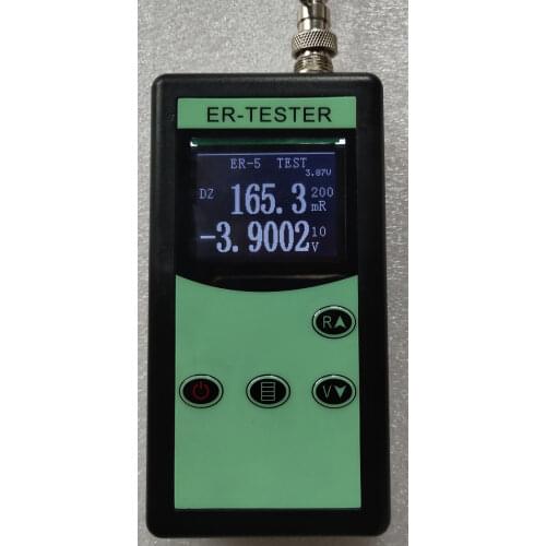 100V Four-wire ER5 Internal Resistance Tester Ni-MH Button Lithium Battery Battery AC Milliohm Meter