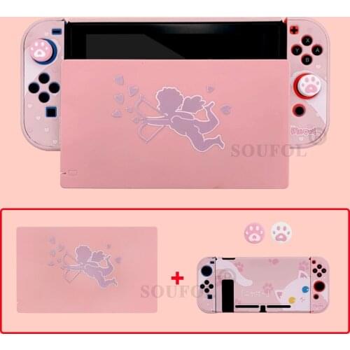 2 IN 1 Pink Limited Version TV Dock For Switch Console TV Stand Charger For Nintend Switch With Protection Cover for NS Wholesal
