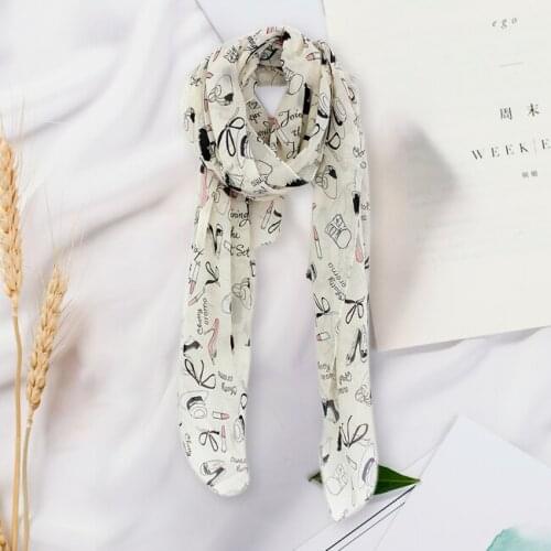 2021 Fashion Summer Scarf for Women Vintage Lightweight Lady Shawl Tropical Floral Print Head Wrap Beach Holiday Scarves Hijab