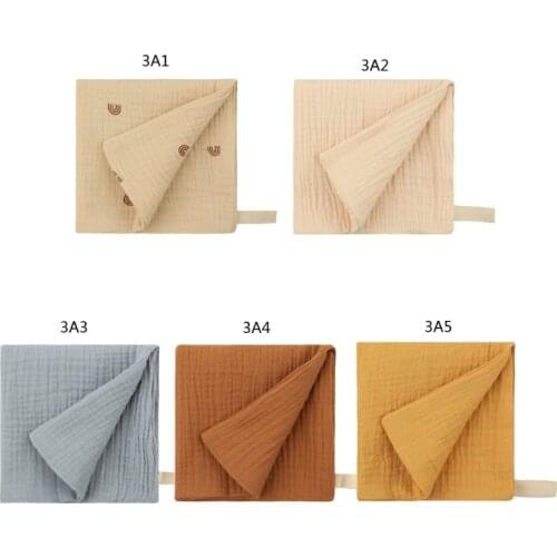 4 Layer Baby Handkerchief Soft Absorbent Gauze Burp Cloth Kids Wipe Cloth Newborn Face Towel Bibs Feeding Bath Towel 30x30cm