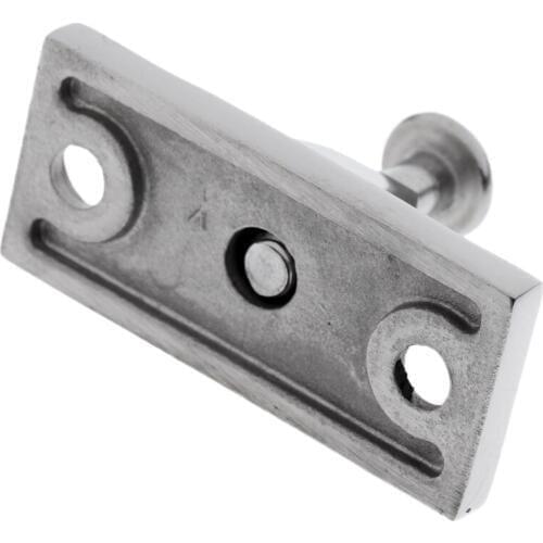 Side Mount Boat Deck Hinge Marine Bimini Top Canopy Fitting Base 2" x 7/8"