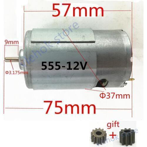 Motor RS-555 DC 10.8V 12V replace for HITACHI BOSCH DeWALT Hilti Makita WORX Ryobi electric Screwdriver vacuum cleaner tools
