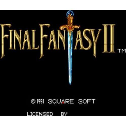 Final Fantasy II NTSC Version 16 Bit 46 Pin Big Gray Game Card For USA Game Players
