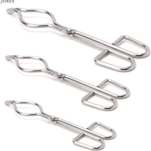 JAVRICK Professional Grade Stainless Steel Crucible Tongs Graphite Melting Plier Holder