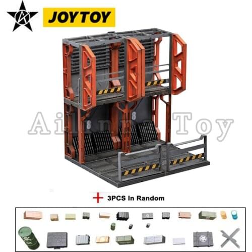 JOYTOY 1/18 Diorama Mecha Depot Staging Area Anime Model Toy Free Shipping