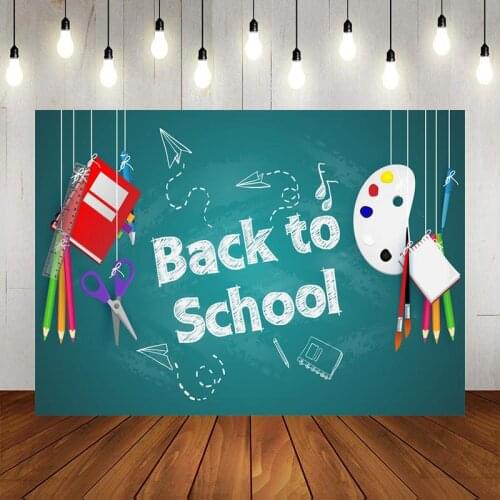 Brush Stationery Book Back To School Series Background Student Party Decoration Studio Photography Scene Cloth Can Be Customized