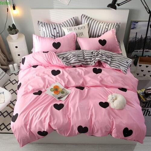 Bedding Skincare Aloe Vera cotton three/four pieces set can be customized simple comfort home textile grinding Wool Quilt Co