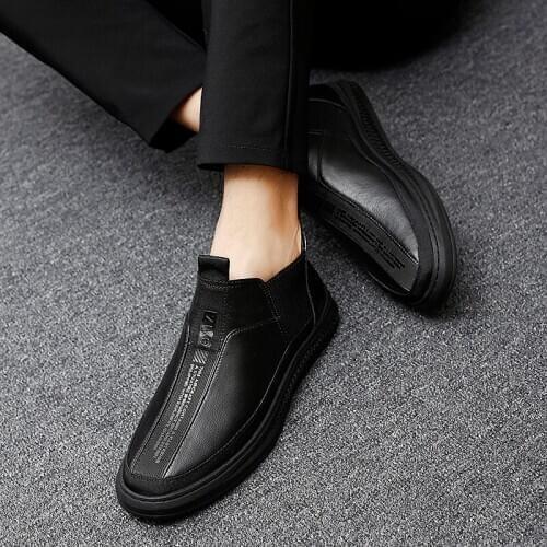 Hot mens flat leather a sale sport hightop men mens with Mens High Casual shoe fashion leisure man casual for sneaker sports