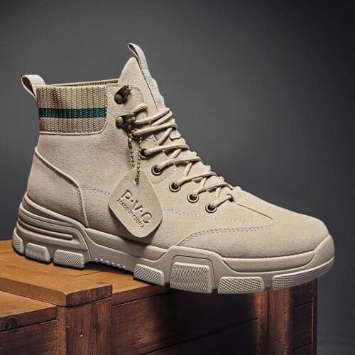 Mens Fashion Hot Sale Mens Boots Boots Tooling Boots Motorcycle Boots Retro Mens Shoes Trend Shoes Martin boots