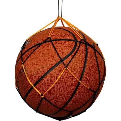 5pcs Nylon Net Bag Ball Carry Mesh Volleyball Basketball Football For soccer ball basketball volleyball football any balls A1029