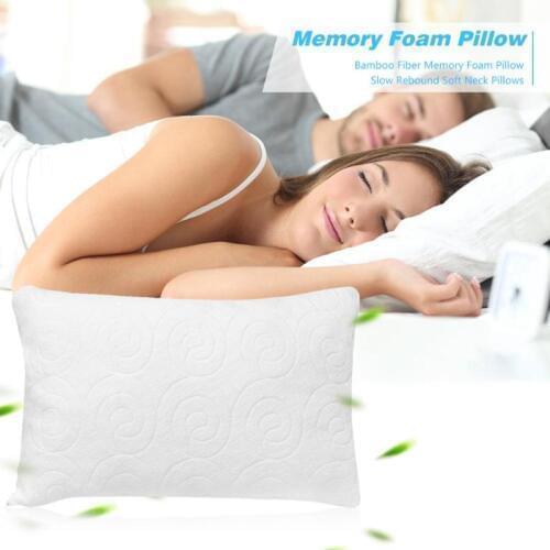 Memory Foam Pillow Bamboo Fiber Slow Rebound Soft Pillows Cervical Health Care Fragmented Memory Cotton Is More Flexible
